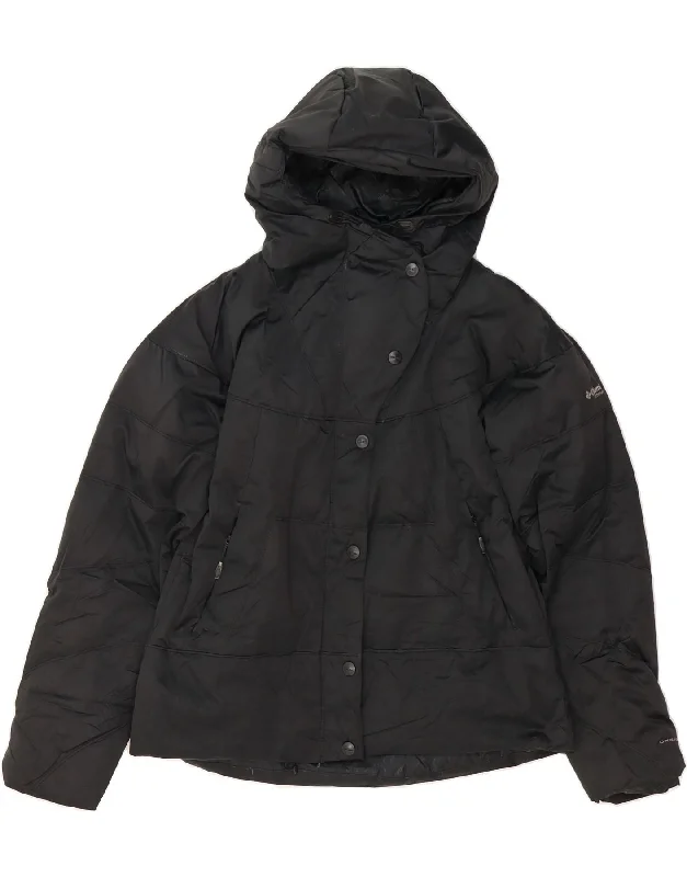 Women's Party Outfit COLUMBIA Womens Omni-Heat Hooded Padded Jacket UK 16 Large Black