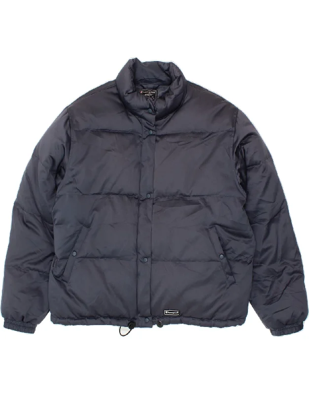 Women's Casual Wear Clothing CHAMPION Womens Oversized Padded Jacket UK 18 XL Navy Blue Cotton Women's Casual Wear Clothing CHAMPION Womens Oversized Padded Jacket UK 18 XL Navy Blue Cotton