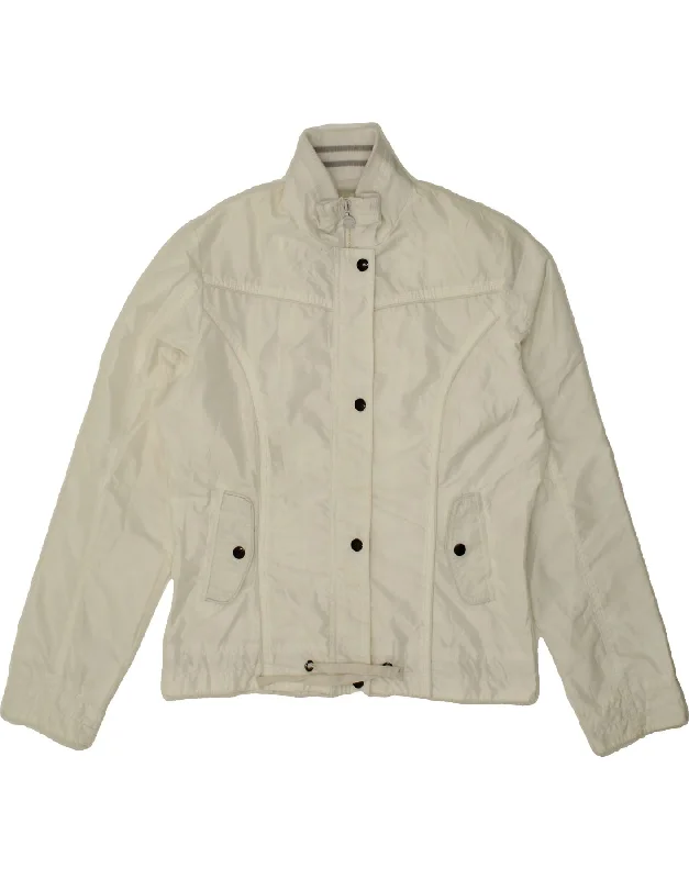 Women's Clothes And Apparel CARRERA Womens Bomber Jacket UK 14 Medium White