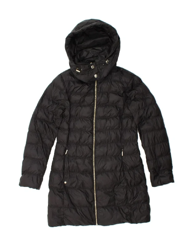 Women's Clothing For Everyday Wear MASSIMO DUTTI Womens Hooded Padded Coat UK 10 Small Black Polyamide Women's Clothing For Everyday Wear MASSIMO DUTTI Womens Hooded Padded Coat UK 10 Small Black Polyamide