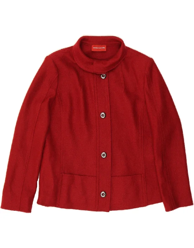 Trendy Women's Outfits for Casual Wear DIANA GALLESI Womens 4 Button Blazer Jacket UK 12 Medium Red Trendy Women's Outfits for Casual Wear DIANA GALLESI Womens 4 Button Blazer Jacket UK 12 Medium Red