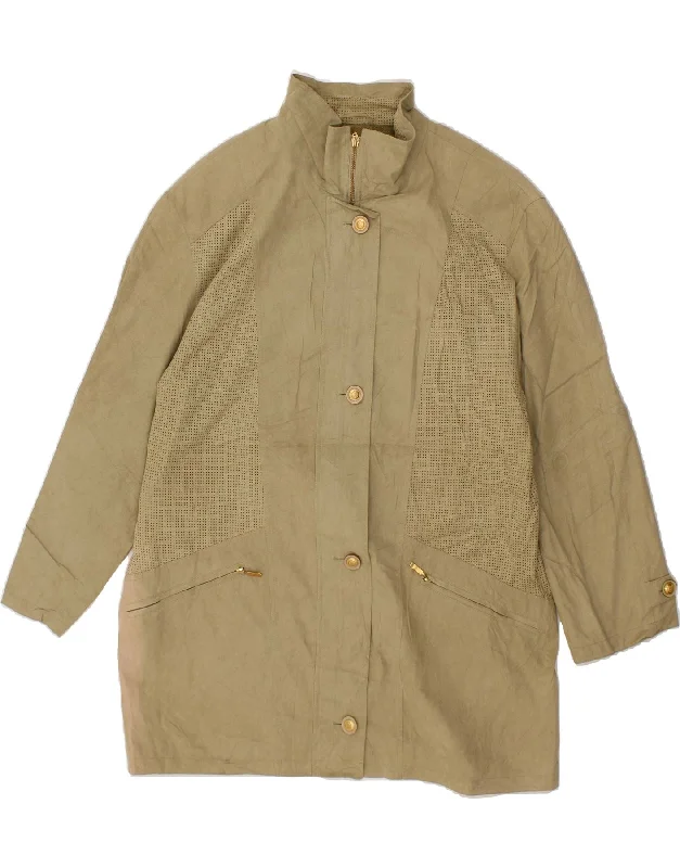 Women's Holiday Clothes BARONIA Womens Raincoat UK 16 Large Beige Polyamide