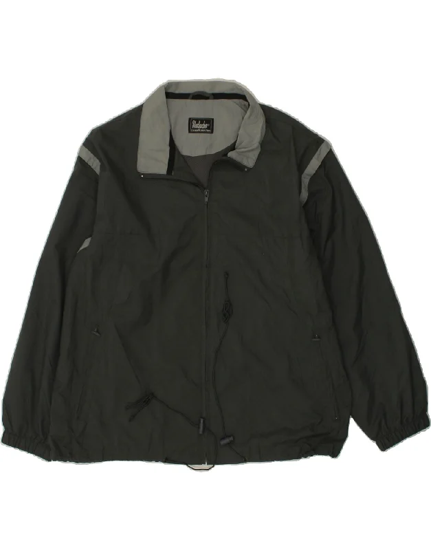 Summer Sale WOODPECKER Womens Rain Jacket UK 18/20 XL Grey Polyamide
