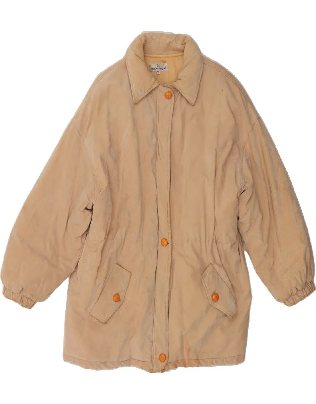 Women's Loungewear Clothes CAROLINA PEDRJONI Womens Suede Overcoat UK 14 Medium Beige Women's Loungewear Clothes CAROLINA PEDRJONI Womens Suede Overcoat UK 14 Medium Beige