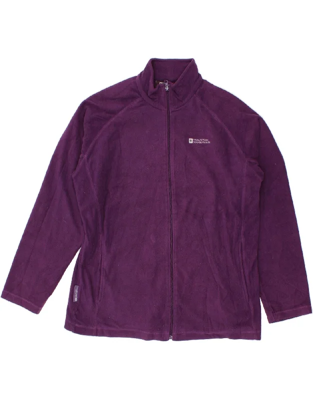 Designer Women's Fashion Online MOUNTAIN WAREHOUSE Womens Fleece Jacket UK 18 XL Purple Polyester