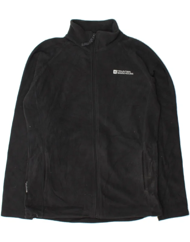 Clothes Sales MOUNTAIN WAREHOUSE Womens Fleece Jacket UK 10 Small Black Polyester