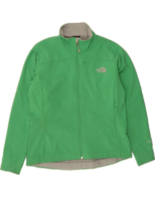 Vintage Fashion THE NORTH FACE Womens Graphic Windbreaker Jacket UK 16 Large Green