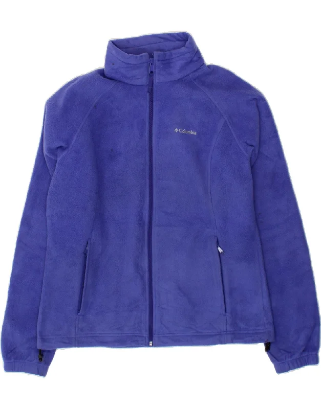 Women's Street Style Casual Wear COLUMBIA Womens Fleece Jacket UK 18 XL Purple Polyester Women's Street Style Casual Wear COLUMBIA Womens Fleece Jacket UK 18 XL Purple Polyester