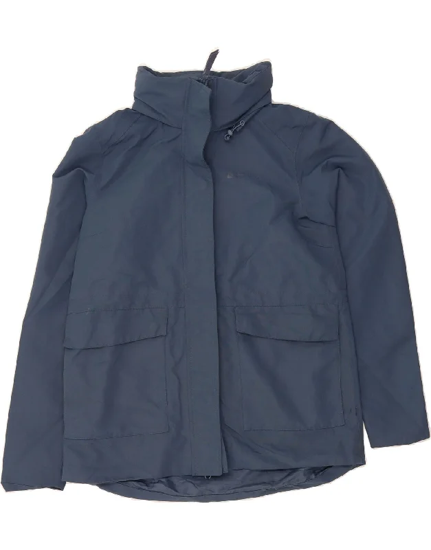Women's Clothing Brands MOUNTAIN WAREHOUSE Womens Hooded Rain Jacket UK 12 Medium Navy Blue Women's Clothing Brands MOUNTAIN WAREHOUSE Womens Hooded Rain Jacket UK 12 Medium Navy Blue