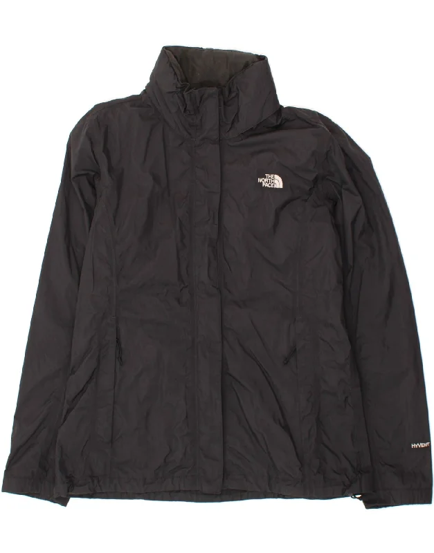 Trendy Boutiques Online THE NORTH FACE Womens Rain Jacket UK 18 XL Black Nylon