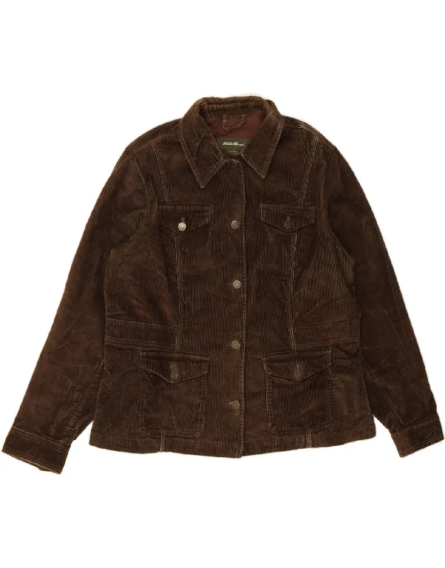 Chic Women's Clothing for Date Nights EDDIE BAUER Womens Corduroy Jacket UK 18 XL Brown Cotton Chic Women's Clothing for Date Nights EDDIE BAUER Womens Corduroy Jacket UK 18 XL Brown Cotton