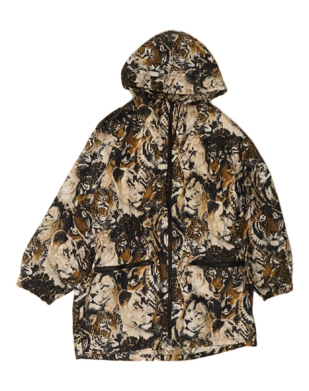 Comfortable Women's Clothing KENZO Womens Oversized Raincoat UK 14 Medium Multicoloured Animal Print Comfortable Women's Clothing KENZO Womens Oversized Raincoat UK 14 Medium Multicoloured Animal Print