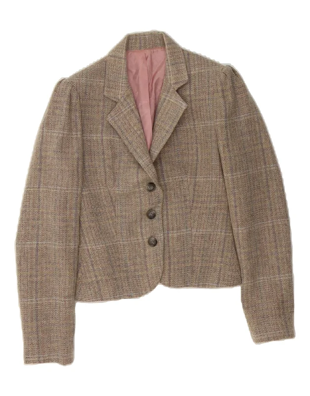 Casual and Comfortable Outfits VINTAGE Womens Crop 3 Button Blazer Jacket US 3 Small Grey Herringbone Casual and Comfortable Outfits VINTAGE Womens Crop 3 Button Blazer Jacket US 3 Small Grey Herringbone