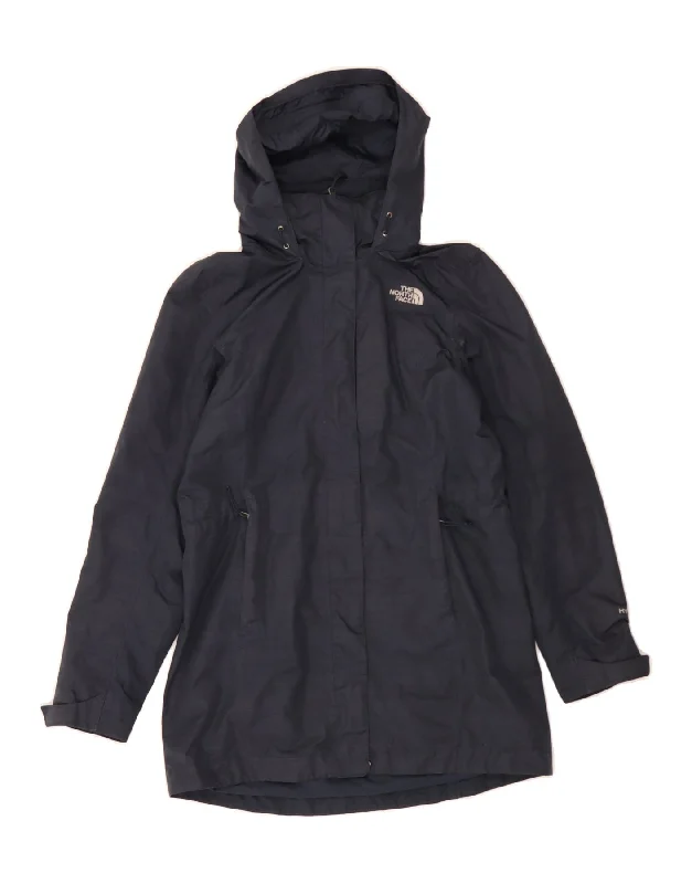 Women's Evening Wear Attire THE NORTH FACE Womens Oversized Hooded Rain Jacket UK 10 Small Navy Blue Women's Evening Wear Attire THE NORTH FACE Womens Oversized Hooded Rain Jacket UK 10 Small Navy Blue