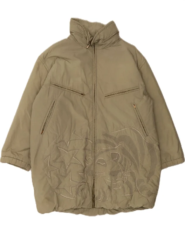 Women's Trendy Casual Clothes ICEBERG Womens Oversized Windbreaker Coat EU 42 Large Green Animal Print Women's Trendy Casual Clothes ICEBERG Womens Oversized Windbreaker Coat EU 42 Large Green Animal Print