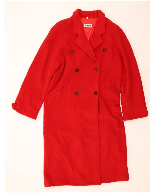 Women's Casual Dresses VINTAGE Womens Loose Fit Double Breasted Coat IT 42 Medium Red Wool Women's Casual Dresses VINTAGE Womens Loose Fit Double Breasted Coat IT 42 Medium Red Wool