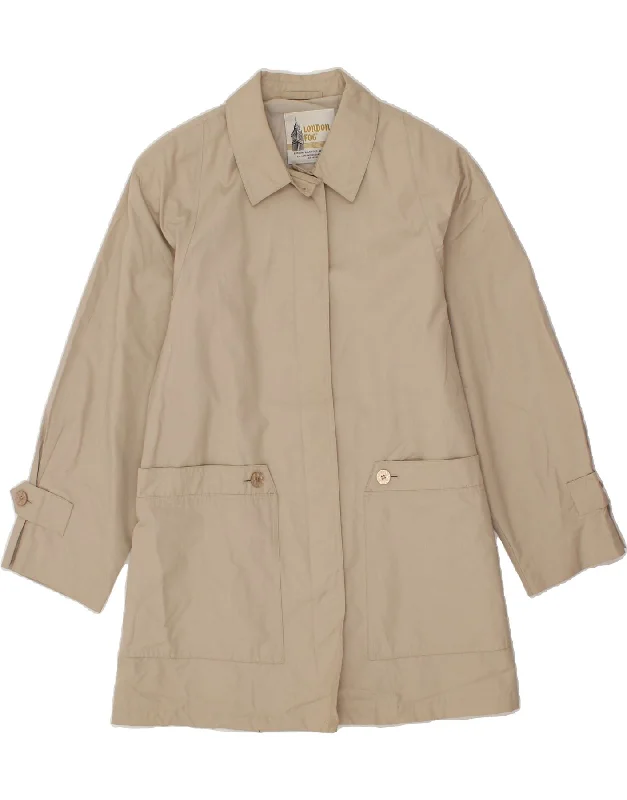 Best Clearance Sales Right Now LONDON FOG Womens Overcoat UK 12 Medium Beige