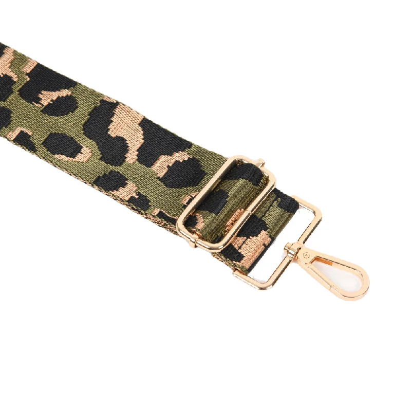 Elegant Women's Attire Bag Strap - Khaki Camo