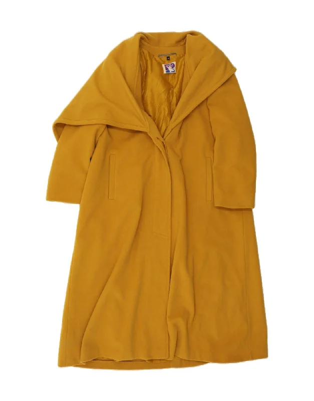 Classic Clothes For Women YESSICA Womens Loose Fit Overcoat EU 38 Medium Yellow