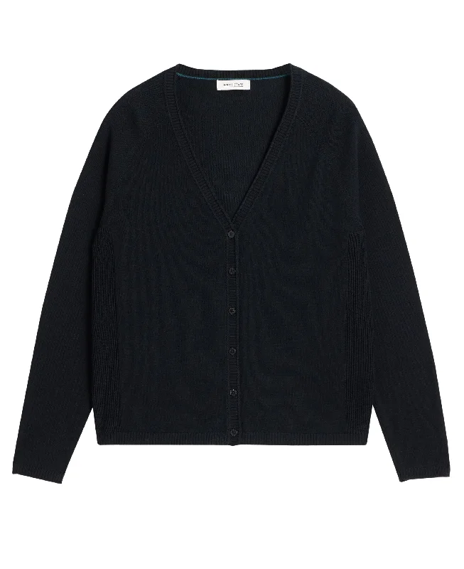 Latest Fashion for Women Luna V Neck Cardi - Pure Black