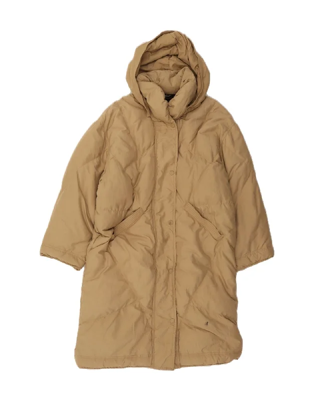 Women's Festive Attire GEO SPIRIT Womens Hooded Padded Coat IT 48 XL Beige Polyester
