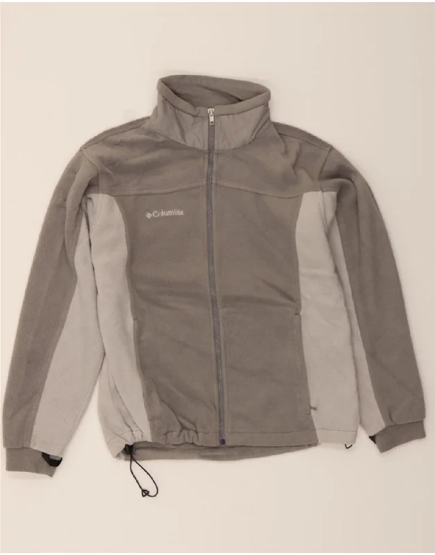 Women's Luxury Attire COLUMBIA Womens Interchange Fleece Jacket UK 14 Medium Grey Colourblock Women's Luxury Attire COLUMBIA Womens Interchange Fleece Jacket UK 14 Medium Grey Colourblock