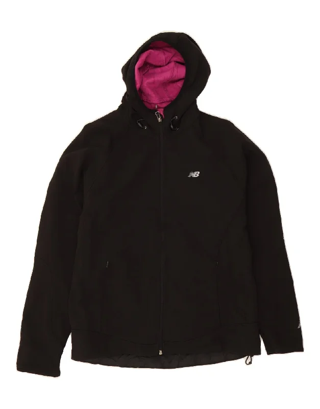 Tailored Clothing For Women NEW BALANCE Womens Hooded Windbreaker Jacket UK 14 Medium Black Polyester Tailored Clothing For Women NEW BALANCE Womens Hooded Windbreaker Jacket UK 14 Medium Black Polyester