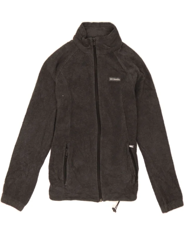 Timeless Elegance COLUMBIA Womens Fleece Jacket UK 16 Large Grey Polyester
