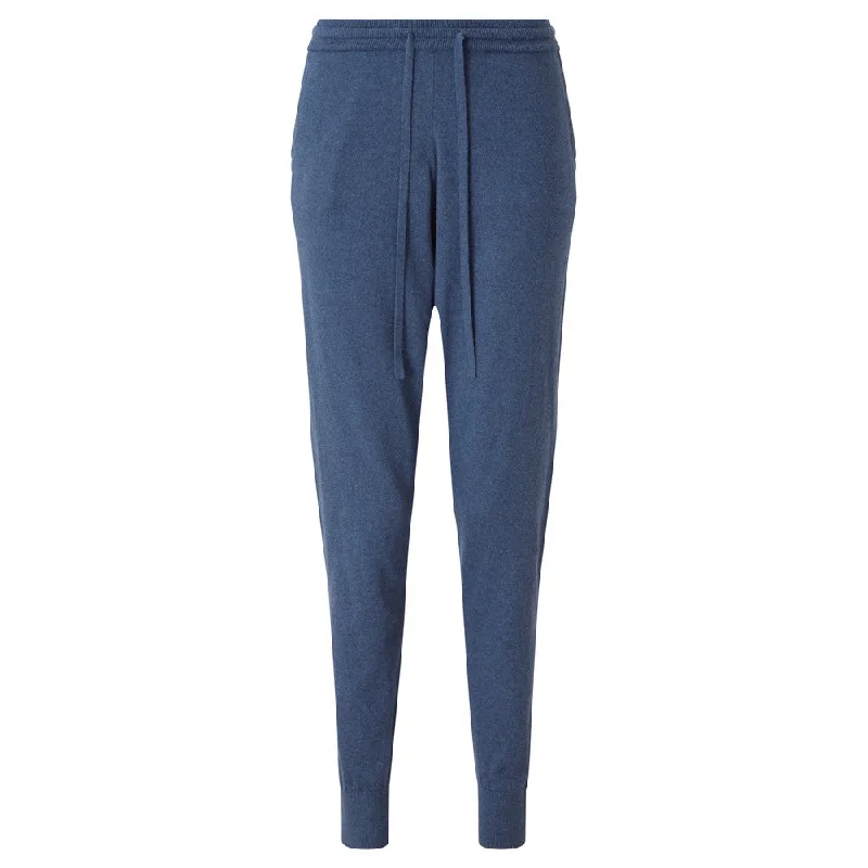 Women's Online Clothing Boutique Fowey Knitted Leisure Trouser - French Navy