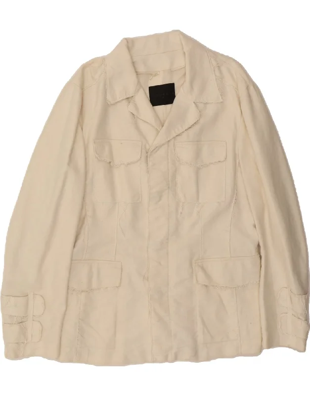Women's Casual Wear Clothing RICHMOND Womens Utility Jacket UK 22 3XL White