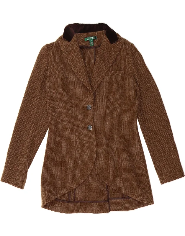Trendy Outfits For Girls RALPH LAUREN Womens 2 Button Blazer Jacket US 8 Medium Brown Wool Trendy Outfits For Girls RALPH LAUREN Womens 2 Button Blazer Jacket US 8 Medium Brown Wool