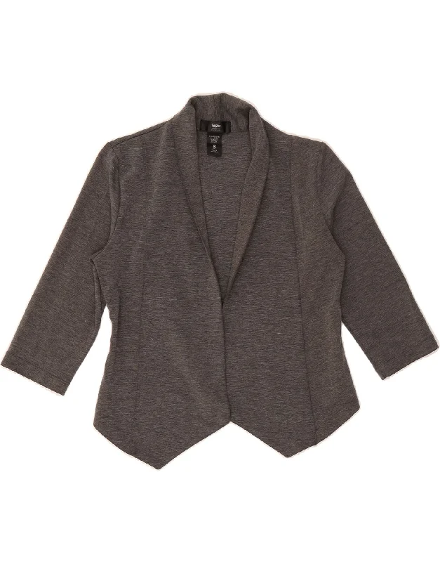 Chic And Comfortable MOSSIMO Womens Stretch 3/4 Sleeve Open Bolero Jacket UK 10 Small Grey Chic And Comfortable MOSSIMO Womens Stretch 3/4 Sleeve Open Bolero Jacket UK 10 Small Grey
