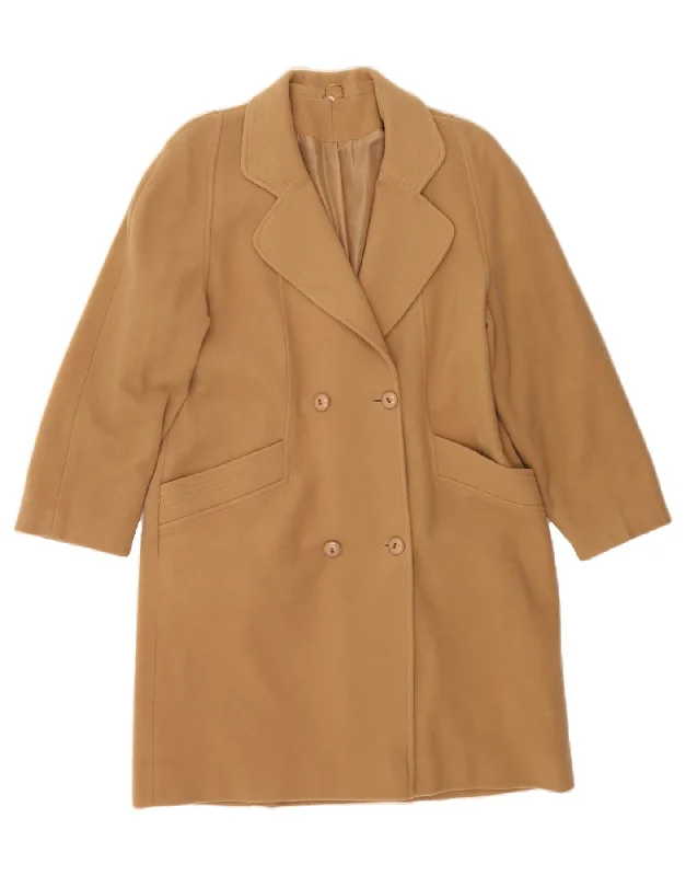 Women's Athletic Apparel VINTAGE Womens Double Breasted Coat UK 14 Medium Brown Wool Women's Athletic Apparel VINTAGE Womens Double Breasted Coat UK 14 Medium Brown Wool