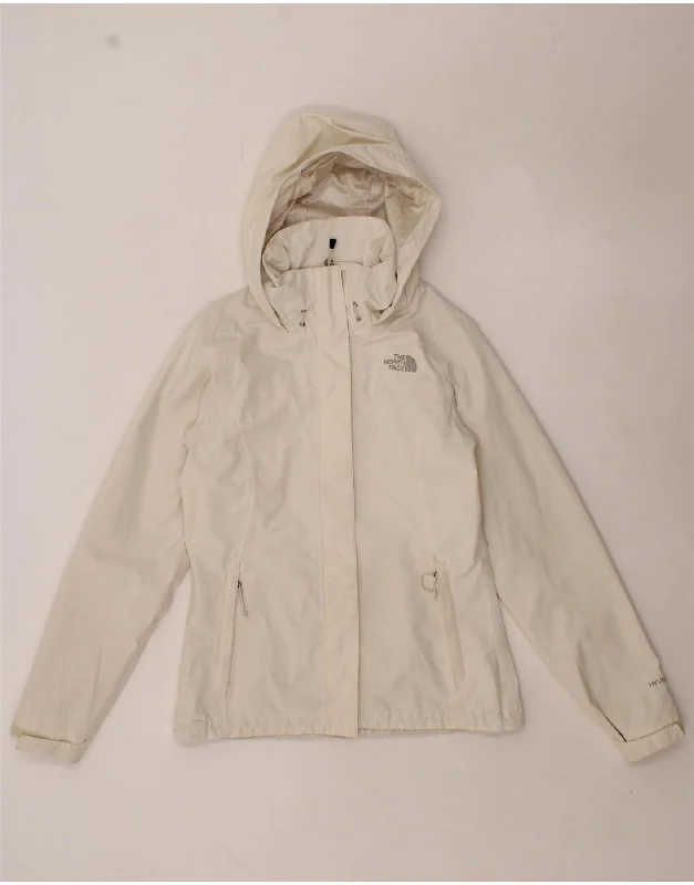 Casual Chic for Women THE NORTH FACE Womens Hooded Rain Jacket UK 6 XS White Polyamide Casual Chic for Women THE NORTH FACE Womens Hooded Rain Jacket UK 6 XS White Polyamide