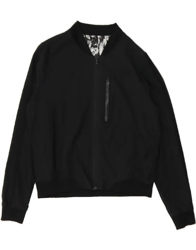 Women's Professional Clothes NIKE Womens Reversible Jacket UK 16 Large Black Polyester Women's Professional Clothes NIKE Womens Reversible Jacket UK 16 Large Black Polyester
