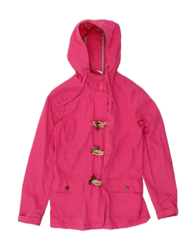 Women's Clothes For Outdoor Events FAT FACE Womens Hooded Windbreaker Jacket UK 8 Small Pink