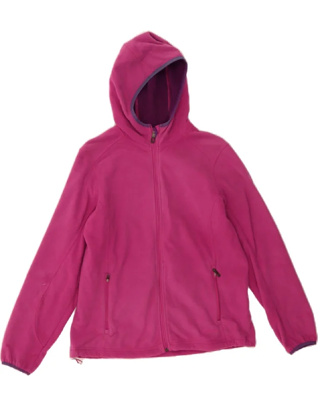 Women's Festive Attire L.L.BEAN Womens Hooded Fleece Jacket UK 14 Medium Purple Polyester Women's Festive Attire L.L.BEAN Womens Hooded Fleece Jacket UK 14 Medium Purple Polyester