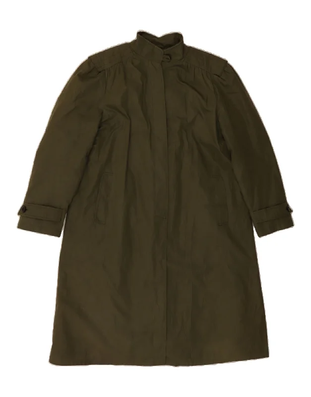 Trendy Outfits For Girls VINTAGE Womens Overcoat UK 16 Large Green
