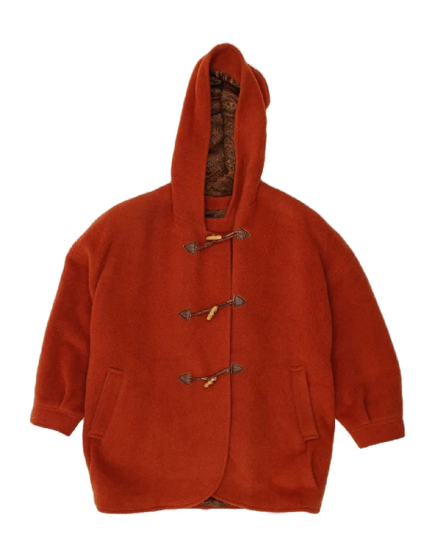 New Arrival Discounts VINTAGE Womens Hooded Duffle Coat UK 18 XL Brown