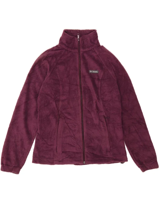 Stylish Women's Apparel COLUMBIA Womens Fleece Jacket UK 14 Medium Burgundy Polyester Stylish Women's Apparel COLUMBIA Womens Fleece Jacket UK 14 Medium Burgundy Polyester