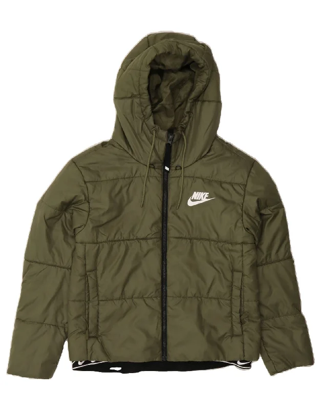 Women's Clothes For Special Occasions NIKE Womens Therma-Fit Hooded Padded Jacket UK 14 Medium Khaki Women's Clothes For Special Occasions NIKE Womens Therma-Fit Hooded Padded Jacket UK 14 Medium Khaki