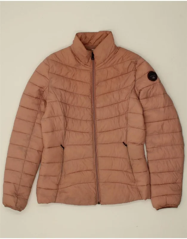 Women's Outerwear Apparel NAPAPIJRI Womens Padded Jacket UK 14 Medium Brown Polyester