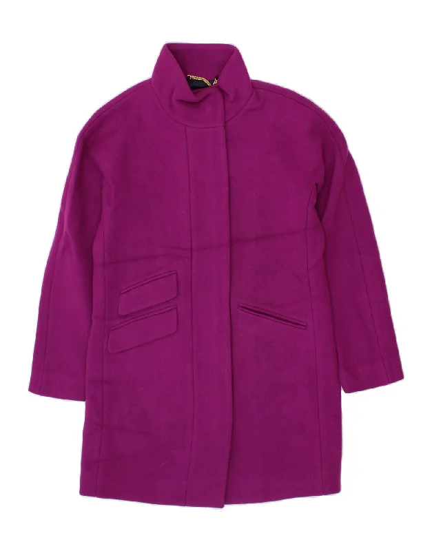 Clothing Store J. CREW Womens Overcoat US 2 XS Purple Wool