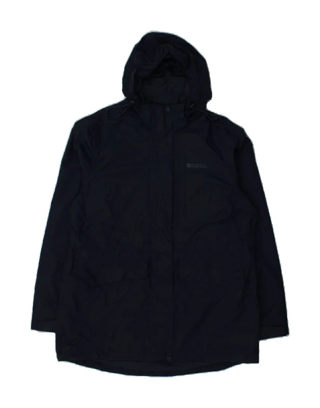 Fashionable Women's Casual Apparel MOUNTAIN WAREHOUSE Womens Hooded Windbreaker Coat UK 16 Large Navy Blue