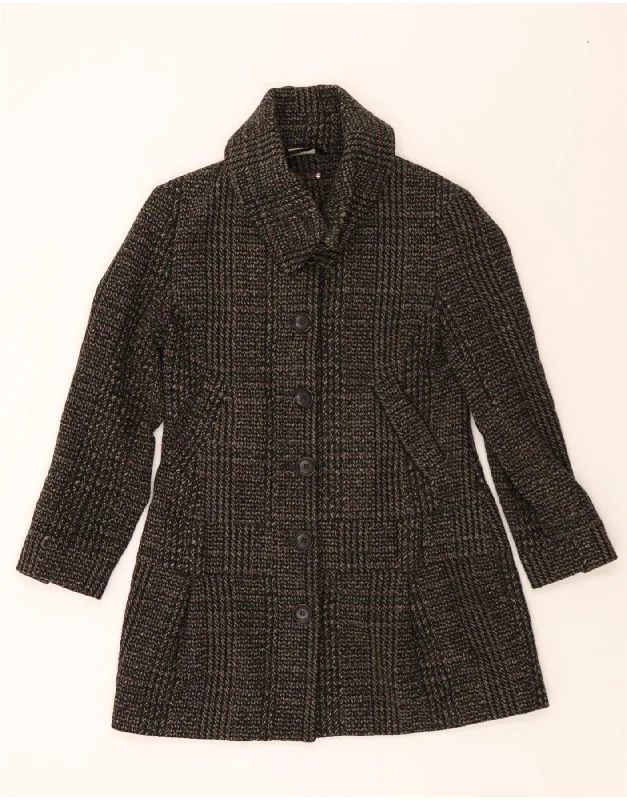 Comfy Women's Outfits for Daily Wear STREET ONE Womens Overcoat UK 14 Medium Black Check Acrylic Comfy Women's Outfits for Daily Wear STREET ONE Womens Overcoat UK 14 Medium Black Check Acrylic