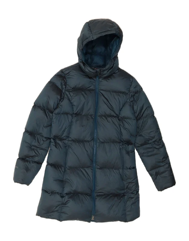 Women's Wedding Apparel EDDIE BAUER Womens Hooded Padded Jacket UK 14 Medium Blue Polyester Women's Wedding Apparel EDDIE BAUER Womens Hooded Padded Jacket UK 14 Medium Blue Polyester