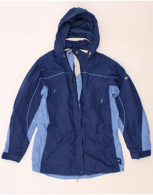 Trendy Women's Outfits for Casual Wear COLUMBIA Womens Oversized Windbreaker Jacket UK 10 Small Navy Blue Trendy Women's Outfits for Casual Wear COLUMBIA Womens Oversized Windbreaker Jacket UK 10 Small Navy Blue