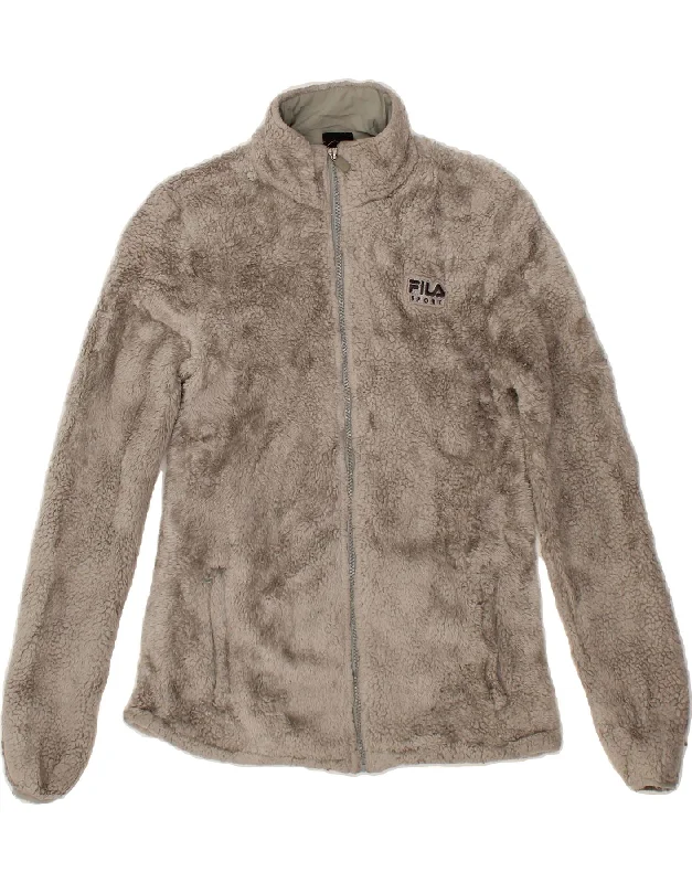 Women's Work Outfit For The Office FILA Womens Fleece Jacket UK 12 Medium Grey Polyester Women's Work Outfit For The Office FILA Womens Fleece Jacket UK 12 Medium Grey Polyester