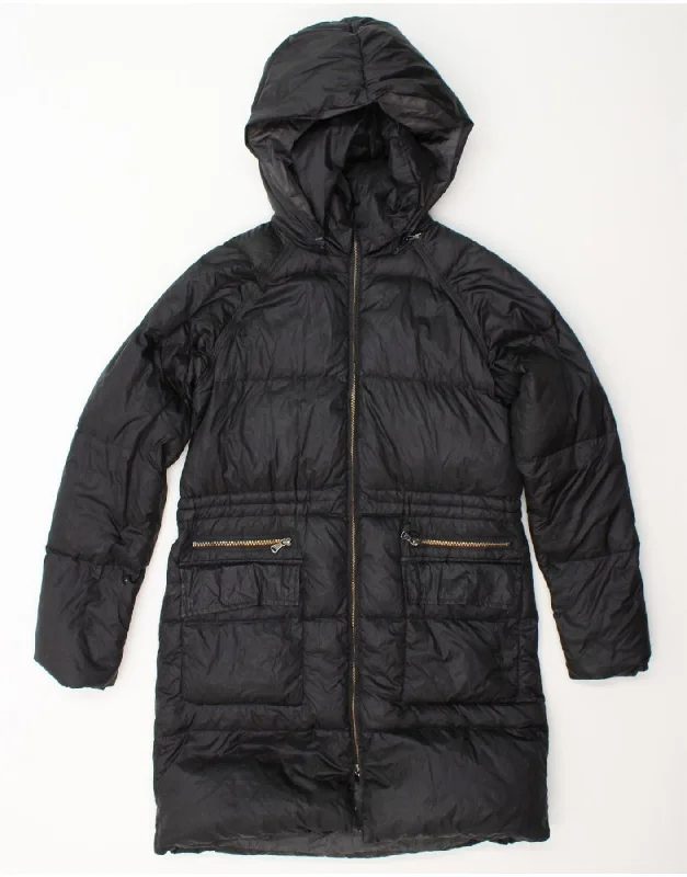 Sale On Clothing CALVIN KLEIN JEANS Womens Hooded Padded Coat UK 14 Medium Black Polyester Sale On Clothing CALVIN KLEIN JEANS Womens Hooded Padded Coat UK 14 Medium Black Polyester