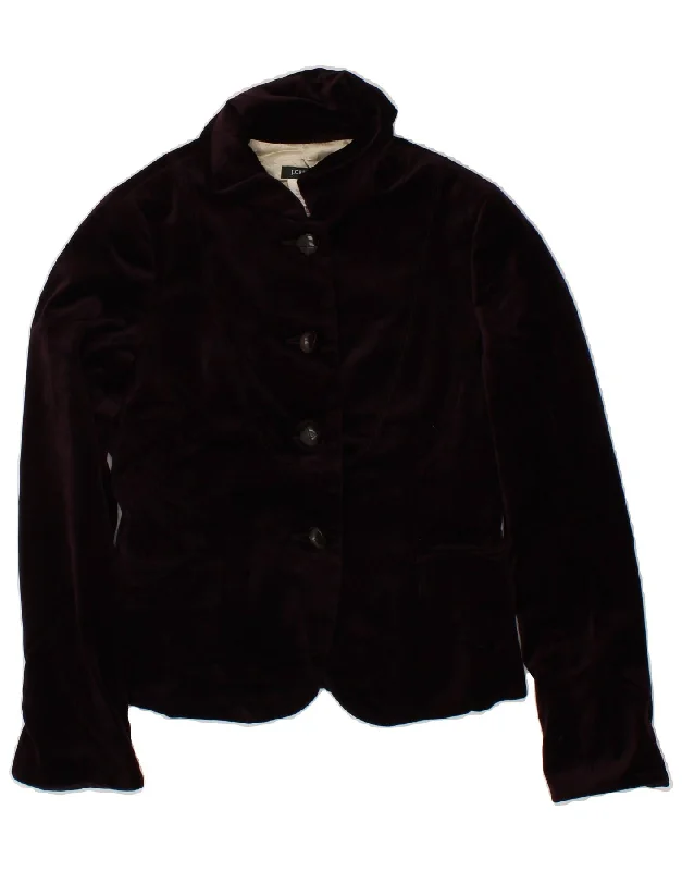 Women's Casual and Dressy Outfits J. CREW Womens 4 Button Blazer Jacket US 4 Small Maroon Cotton